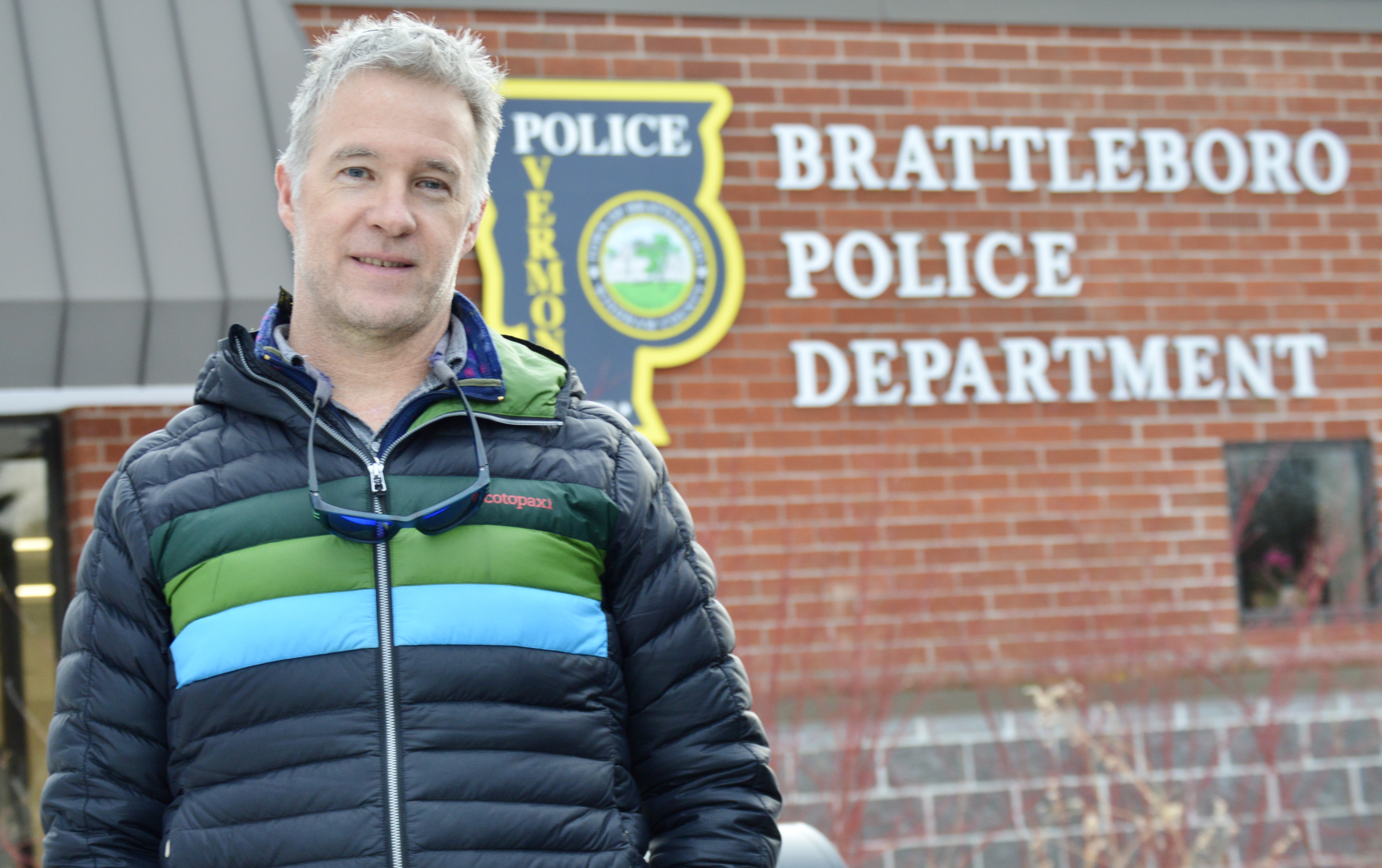 a photo of Knowles Wentworth the Brattleboro Police Social Worker
